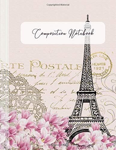 Composition Notebook: Music Journal (Large) - Blank Musician Sheet Paper Book - 12 Staves Staff Manuscript Notation Journal - Blush Pink Cream Vintage ... Architecture Graphic Design For Girls Women Paperback – February 18, 2019