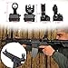 Flip Up Sights Backup Iron Sight with Lightweight Durable Folding Down Elevating and Windage Adjustment Easy to Mount Picatinny Mount for Rifle Shooting Accuracy