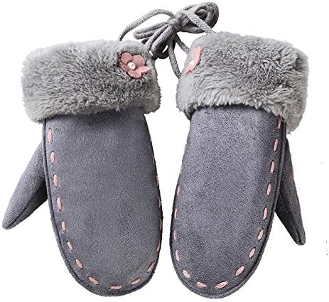 Ariesddo Caps Little Girls and Baby Cute Animal Faces Waterproof Winter Mittens