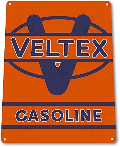 TinworldTin Sign Valtex Gasoline Retro Oil Gas Station Metal Sign Decor Garage Auto Shop Cave B849
