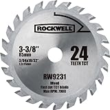 Rockwell RW9231 VersaCut 3-3/8-inch 24T Carbide-tipped Circular Saw Blade