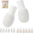 Baby Mittens Anti Scratch Baby Girl Mittens No Scratch Mittens Baby Girls Hands Gloves for 6-12 Months Babies Girls (6 Pairs)