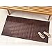 iDesign Formbu Bamboo Floor Mat for Bathroom, Entryway, Kitchen, Mudroom - Pack of 2, Medium, Mocha Brown