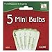 Noma/Inliten 5 Clear Mini Christmas Light Replacement Bulbs