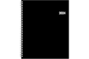 Blue Sky 2024 Weekly and Monthly Appointment Book and Planner, 8.5" x 11", Flexible Cover, Wirebound, Enterprise (111289-24)