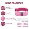 Resistance Bands [Set of 3], Fabric Resistance Hip Bands Set with 3 Resistance Levels for Hips & Glutes,Workout Booty…