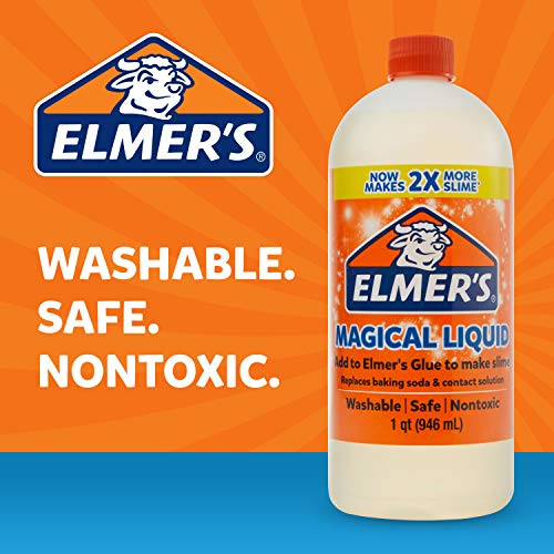 Elmer's Glue Magical Liquid Activator Solution, 1 Quart Slime Activator, Clear Pricepulse