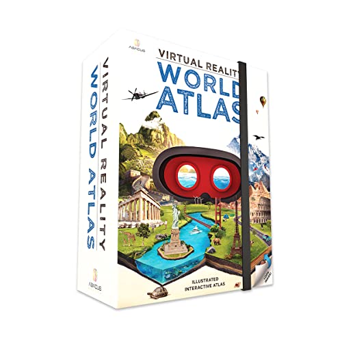Abacus Brands Virtual Reality World Atlas Illustrated Interactive VR