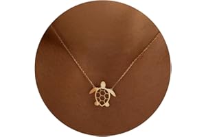 BSGRL Necklace for Women: 14K Gold Plated Bird Lion Horse Bee Snake Butterfly Dog Cat Dragon Cute Animal Necklace for Women