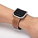 Soulen for Fitbit Blaze Band, Leather Bands with Metal Frame Small Large for Fitbit Blaze Fitness Tracker