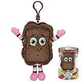 Whiffer Sniffers Neal O. Politan Ice Crean Sandwich Scented Plush Backpack Clip, 5 in