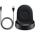 Kissmart Charger for Gear Sport, Replacement Charging Dock Cradle for Samsung Gear Sport SM-R600 Smart Watch (Black)