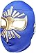 Deportes Martinez Lucha Libre Mexican Wrestling Pro-Fit Lycra Luchador Mask Adult Size (Mistico Blue Golden)