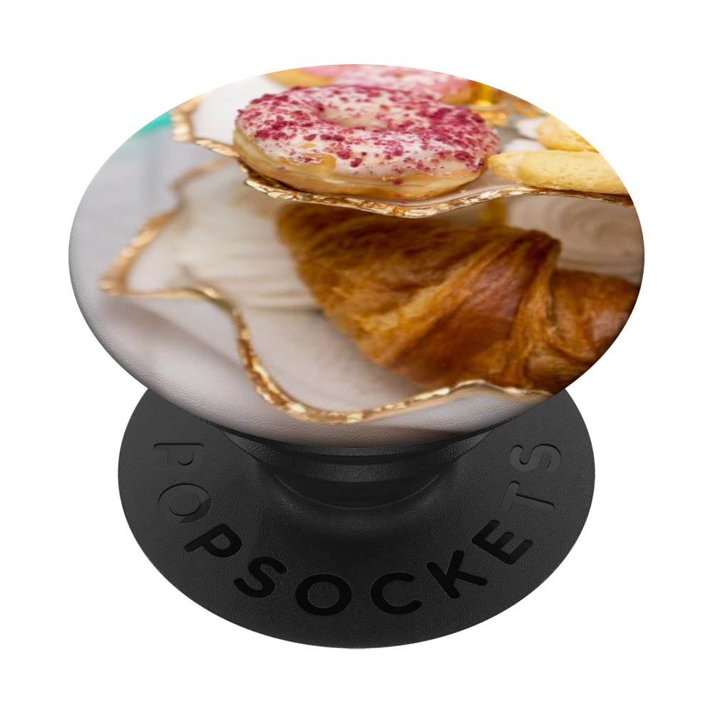 Croissant Breakfast Pastry PopSockets Swappable PopGrip