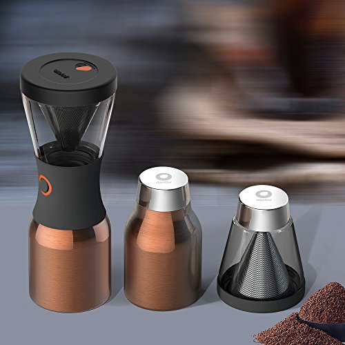 Asobu Coldbrew Portable Cold Brew Coffee Maker With a Vacuum Insulated