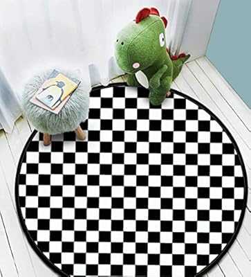 Area Round Rug Home Decor Baby Crawling Mats Non Slip Pad