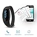 HealthTree Activity Tracker with Heart Rate Monitor, Waterproof Fitness Watch with blood pressure Monitor,black