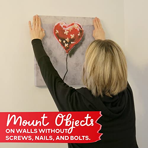 XFasten Double Sided Acrylic Mounting Tape Removable, Clear, 1Inch x