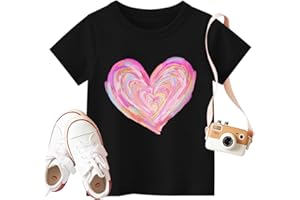 BQG Valentines Shirts for Boys Girls Kids Toddler Valentines T-Shirts Funny Dinosaur Steal Hearts Valentine's Tee Tops