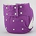 Sigzagor Teen Adult Cloth Diaper Nappy Reusable Washable for Disability Incontinence for Women Girls (Purple)