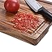 ZESPROKA Acacia Wood Cutting Board - Ultra Thick 16” x 12” x 1.5” - Kitchen Chopping Board with Juice Drip Groove - Ideal for Chopping Meat, Vegetables, Fruits, Bread, Cheese, Brown, CB01