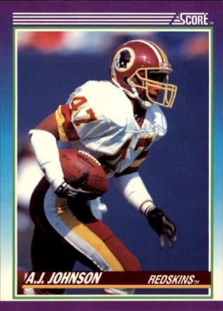 Amazon Com 1990 Score Football Card 157 A J Johnson Collectibles Fine Art