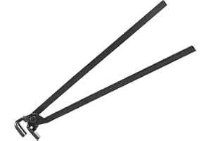 Quick Blacksmith Railroad Spike Tongs, RR Spike Head Tongs for Holding Railroad Spikes, About 15 Inches Total Long
