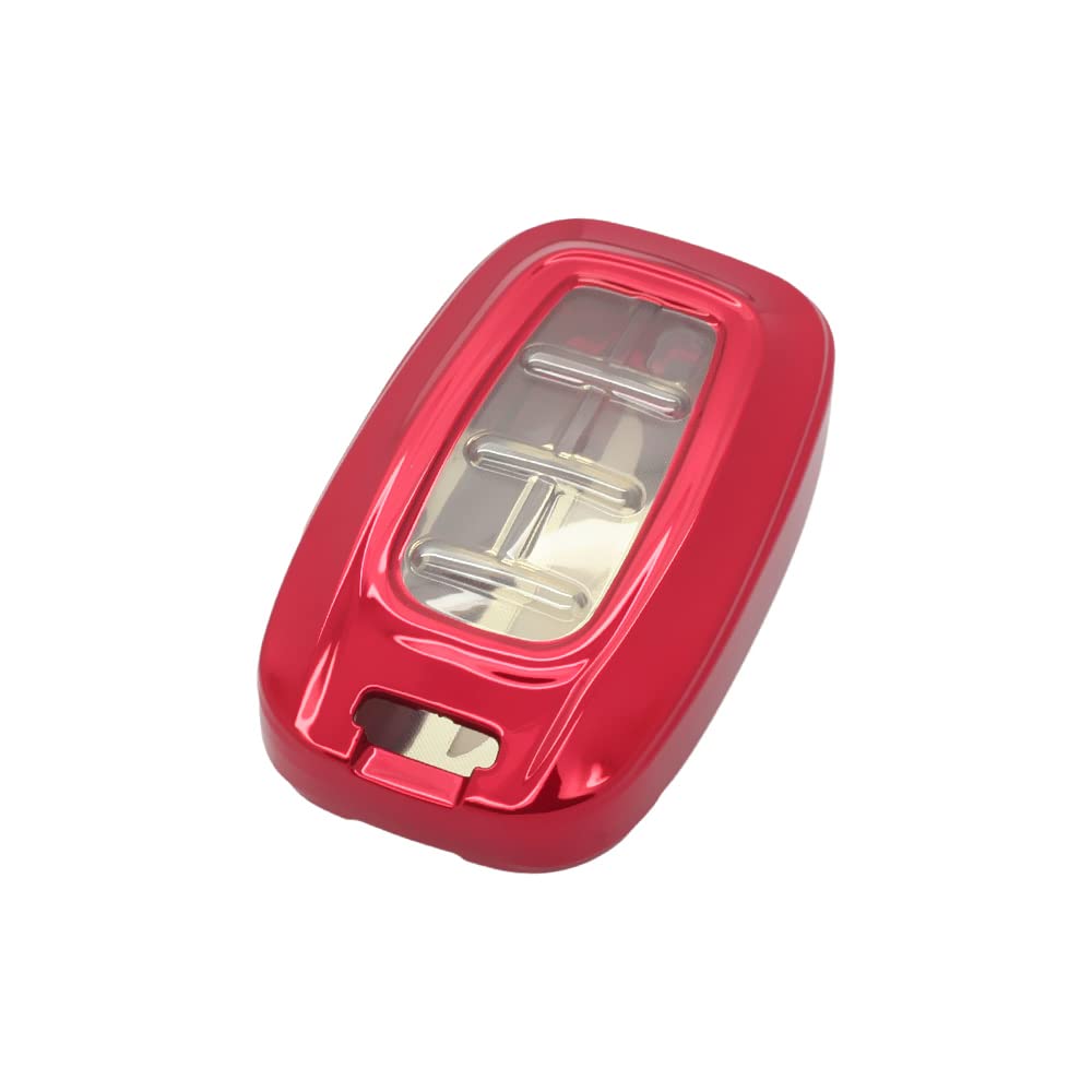 BROVACS Soft TPU Case Shell Cover Protector Holder Compatible with CHRYSLER Pacifica Voyager Remote Key Fob 3 5 6 7 Button SV9751 Red