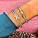 UNY Fashion Jewelry Brand Cable Wire Retro Antique Bangle Elegant Beautiful Valentine (ONE Tone)