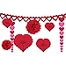 Amscan Valentine's Day Paper Kit Party-Decorations, One Size, Red