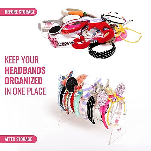 Fairy Decor Headband Holder Organizer Acrylic Headband Stand Display