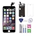 Nroech for iPhone 6S Plus Screen Replacement 5.5'' [Black], 6S Plus 3D Touch LCD Screen Digitizer Frame Full Assembly with Camera - Earpiece - Free Repair Tool Kits-Protector for A1634, A1687, A1699