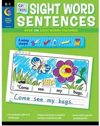 Cut & Paste Sight Words Sentences[CUT & PASTE SIGHT WORDS SENTEN][Paperback]