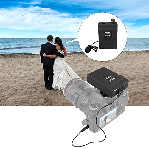 image for pangshi BOYA BY-WM5 Wireless Lavalier Microphone System for iPhone Sam