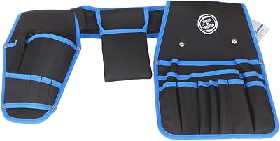 WORKPRO Tool Belt with Drill Holster TT002 Durable 600D Polyester Max Load 5kg