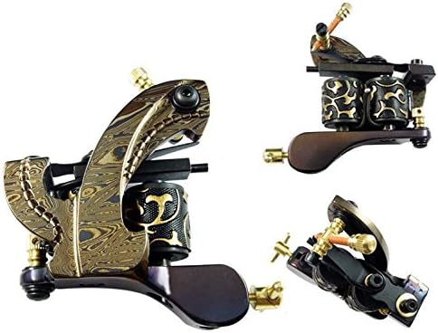 Afterlife Custom Irons Damascus Steel Frame Tattoo Machine