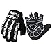 Cycling Gloves For Men And Women, Bike Gloves With Shock-absorbing Gel Pad, Anti-Slip Silicone Printing, Breathable, Touchscreen - Motorcycles, MTB, Road Bike Half Finger Skeleton Bones Short Gloves