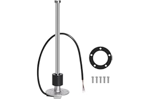 Hoypeyfiy Marine Fuel Sending Unit 240-33 Ohms 12"(300mm) Fuel Gauge Sensor Gas Gauge Sending Unit Boat Gas Tank Sender Water