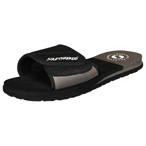 adjustable flip flops mens