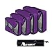 Aomidi 4 Set Packing Cubes - Travel Luggage Packing Organizers with Laundry Bag (Purple)