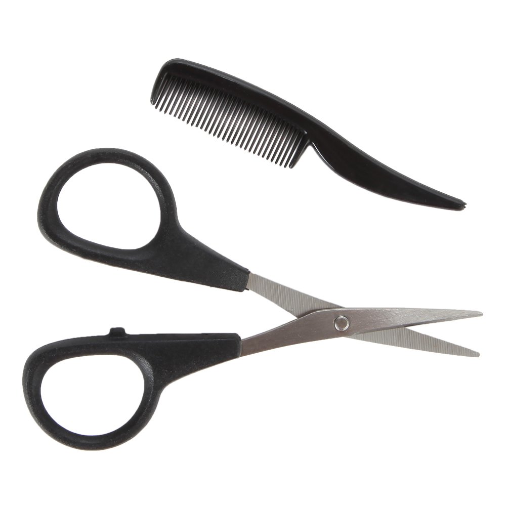 eyebrow trimmer scissors with comb