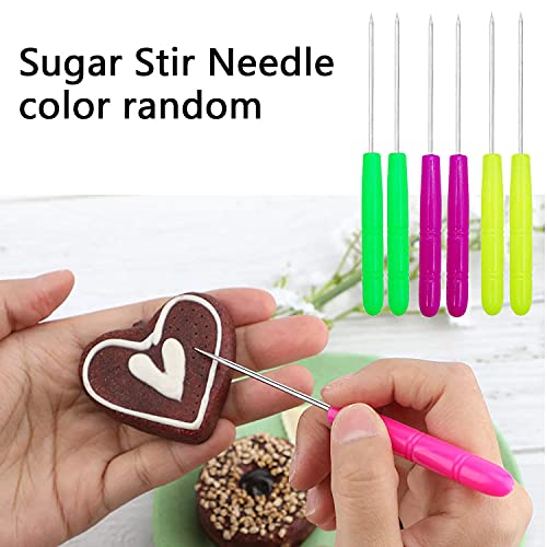 122Pieces Tipless Piping Bags - 100pcs Disposable Piping Pastry Bag for Royal Icing/Cookies Decorating - 10 Pastry Bag Ties,10 Clips &2 Scriber Needle - Best Cookie/Cake Decorating Tools (14 inch)