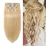 Double Weft 100% Remy Human Hair Clip in Extensions 10''-22'' Grade 7A Quality Full Head Thick Thickened Long Soft Silky Straight 8pcs 18clips(20