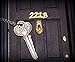 Hithop Sherlock Vintage 221B Baker Street House Key Necklace