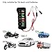 Manfiter Car Battery Tester & Alternator Tester for 12v, Test Battery Condition & Alternator Charging (LED Indication)