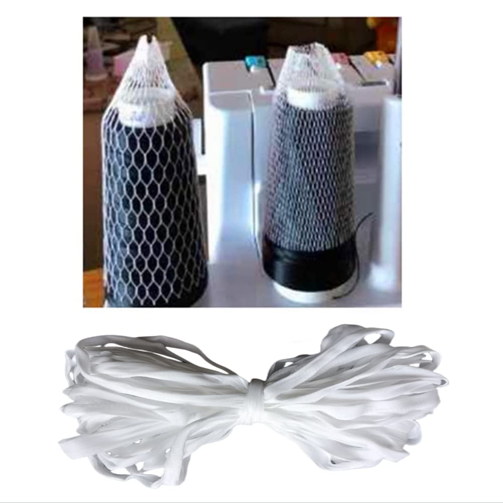 20 Yards Thread Net Spool Saver for Different Sizes of Embroidery Sewing Quilting and Serger Thread Spools/Cones - Cut into Any Length