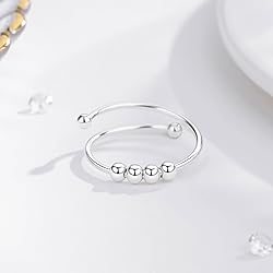 Vito Sterling Silver Anxiety Fidget Ring for