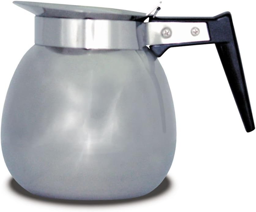 BUNN S/S 64 Oz 12 Cup Coffee Decanter with Black Handle