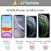 OMOTON Tempered Glass Screen Protector Compatible with Apple iPhone 11 / XR, 6.1 inch [3 Pack]