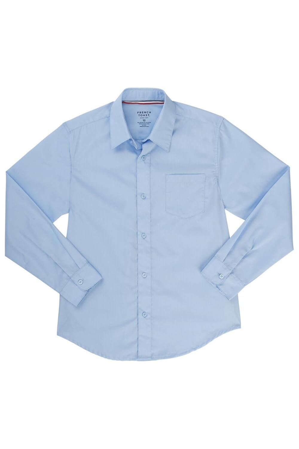 French Toast Men's Long Sleeve Dress Shirt with Expandable